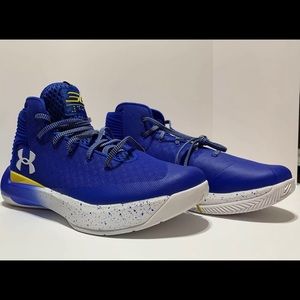 under armour curry 3zero blue and yellow